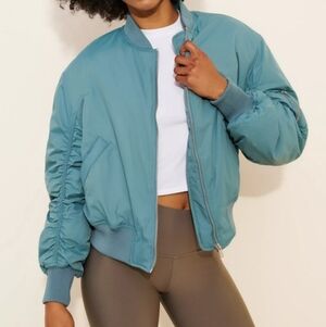 New Urban Outfitters BDG Charlie Barrel Sleeve Bomber Jacket, NWT